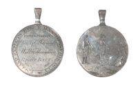 An Excessively Rare Newcastle Volunteers Prize Medal 1806 awarded to William Mountain 1 of only 3 known