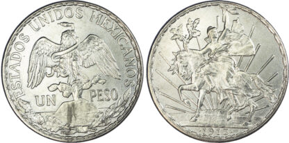 Mexico, Estados Unidos Mexicanos, silver Peso ‘Caballito’ type, 1913