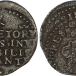 Cyprus, Siege of Famagusta, Venetian Occupation, bronze Bezant, c. 1570-1571