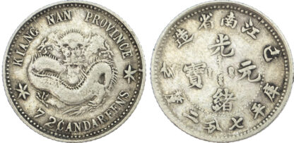 China, Kiangnan, silver 10 Cents, 1899