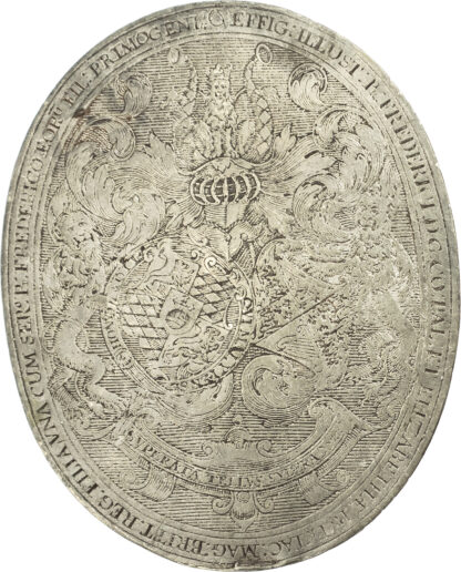 James I, Frederick V the Count Palatine, Silver Medal, 1616