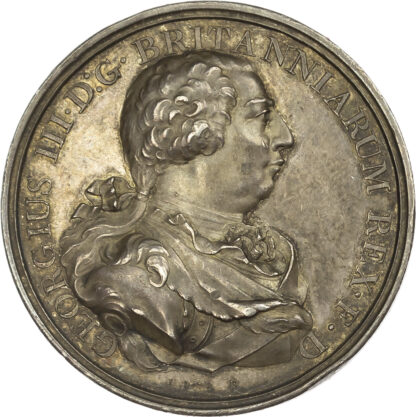 George III, Foundation of Christchurch, Birmingham, 1805, Silver Medal