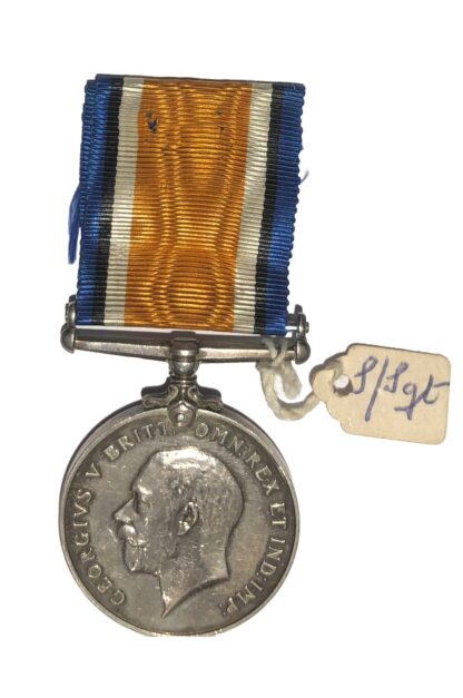 British War Medal awarded to Staff Serjeant Albert Sheard