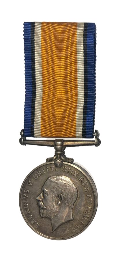 A Royal Naval Air Service War Medal awarded to Air Mechanic 1st Class John Thomas Lewis