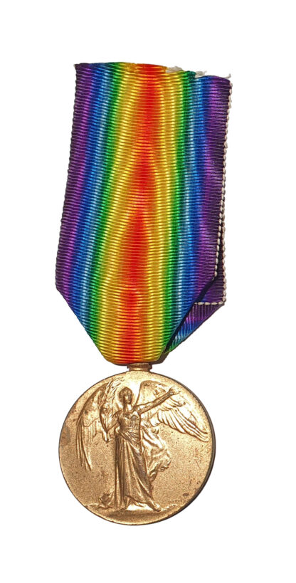 A 1914-1919 Victory Medal awarded to Driver Charles Roberts