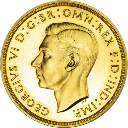 1937 George VI Proof Five Pounds - As Struck