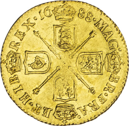 1688 James II Half Guinea Extremely Fine