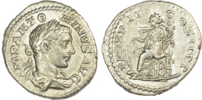Elagabalus, Silver Denarius