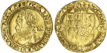 James I Laurel Third Coinage About EF