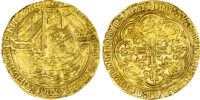 Edward III Noble Calais S1521 GVF-NEF