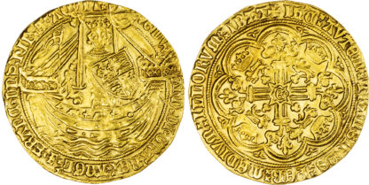 Edward III Noble Calais S1521 GVF-NEF