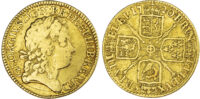 1720 George I Guinea Fourth Laureate Head