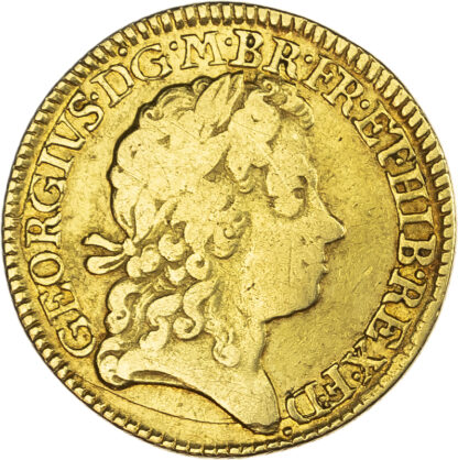 1720 George I Guinea Fourth Laureate Head