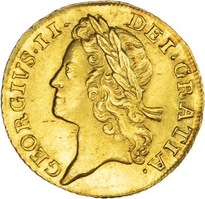 1736 George II Guinea Laureate Head GEF