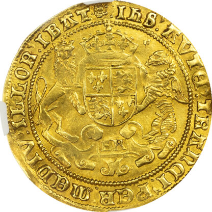 Edward VI Sovereign Third Period NGC AU53