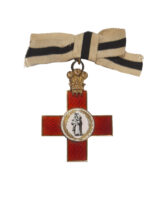 Order of The League Of Mercy on ladies bow