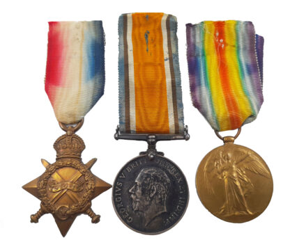 1914-15 Trio 12646 Pte F H J Stokes, Norfolks Regiment