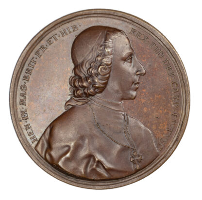 Jacobite, Death of Prince Charles III (The Young Pretender) AE Medal 1788