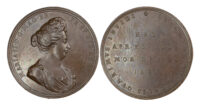 William III (1694-1702), Death of Queen Mary, 1694, Copper Medal