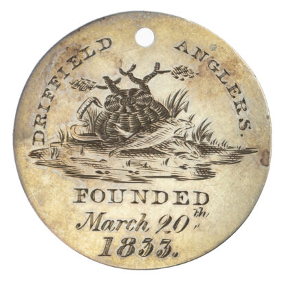 Yorkshire, Driffield Anglers Club, Sir Tatton Sykes No. 2, Silver Membership Token 1833