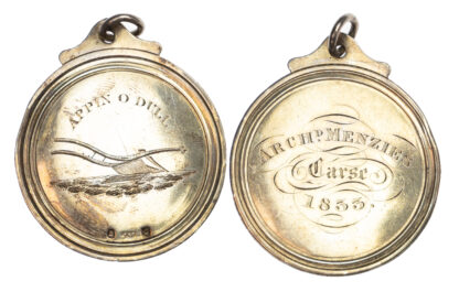 Scotland, Carse of Gowrie, Silver Ploughing Medal 1833 to Archibald Menzies