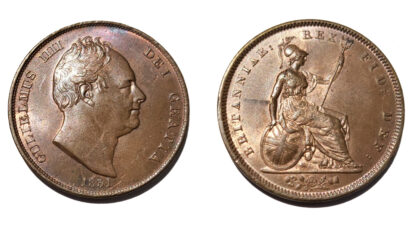 William IV, Penny, 1831