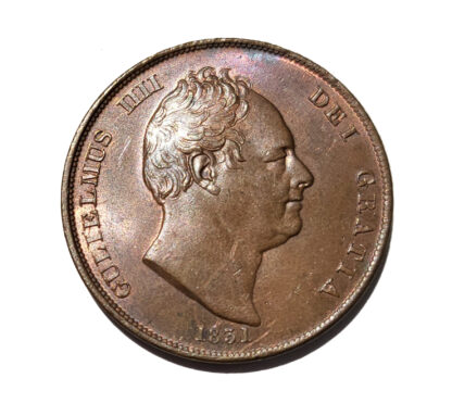William IV, Penny, 1831