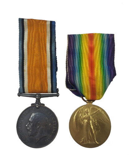A Great War Pair awarded to Sapper John Raymond Broadley