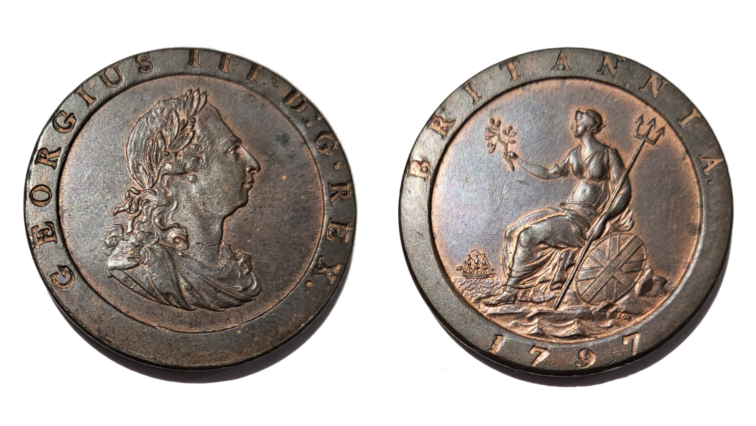 George III Cartwheel Penny 1797