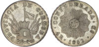 Argentina, silver 4 Reales, 1852, Córdoba