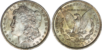 USA, silver Morgan Dollar, 1890, New Orleans
