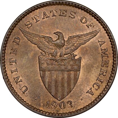 Philippines, bronze 1 Centavo, 1903 - MS 63