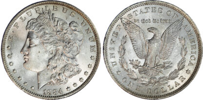 USA, Morgan silver Dollar, 1884, New Orleans