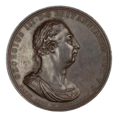 Union of Ireland and Great Britain, Copper Medal, 1801, by P Kempson