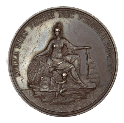 Union of Ireland and Great Britain, Copper Medal, 1801, by P Kempson