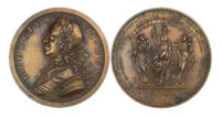 George II (1727-1760), British Victories, 1758, Copper Medal