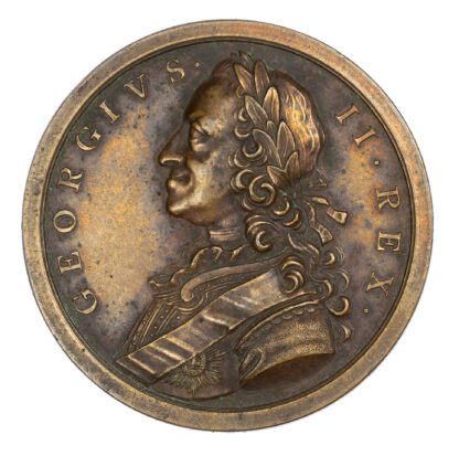 George II (1727-1760), British Victories, 1758, Copper Medal