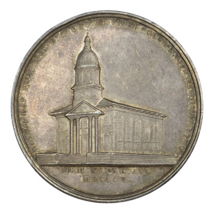 George III (1760-1820), Foundation of Christchurch, Birmingham, 1805, Silver Medal