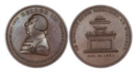 George III (1760-1820), Obsequies at Windsor, 1820, Copper Medal