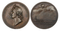France, Montgolfier Brothers, First Balloon Flight, 1783, Copper Medal