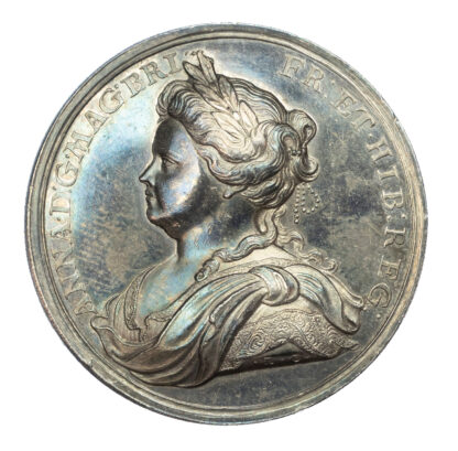 Anne (1702-1714), Treaty of Utrecht, Silver Medal 1713
