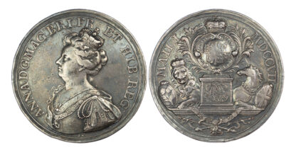 Anne (1702-1714), Union of England and Scotland, 1707, Silver Medal