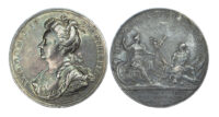 Anne, the Battle of Blenheim (Höchstädt), Silver Medal, 1704