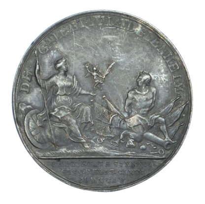 Anne, the Battle of Blenheim (Höchstädt), Silver Medal, 1704