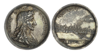 Charles II, Release of Earl of Shaftesbury from the Tower of London, Silver Medal 1681 Cast