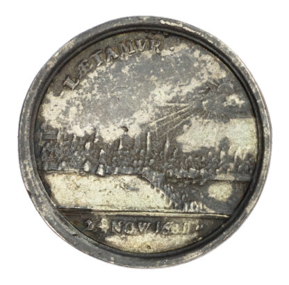 Charles II, Release of Earl of Shaftesbury from the Tower of London, Silver Medal 1681 Cast
