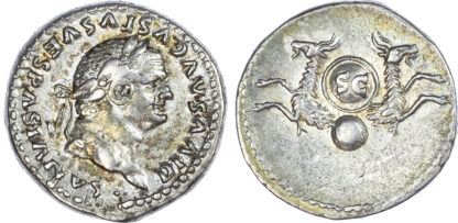 Divus Vespasian, Silver Denarius