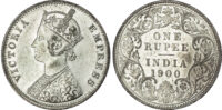India, EIC, Victoria (1837-1901), silver Rupee, 1900, Calcutta
