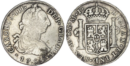 Peru, Charles III (1759-1788), silver 8 Reales, 1785