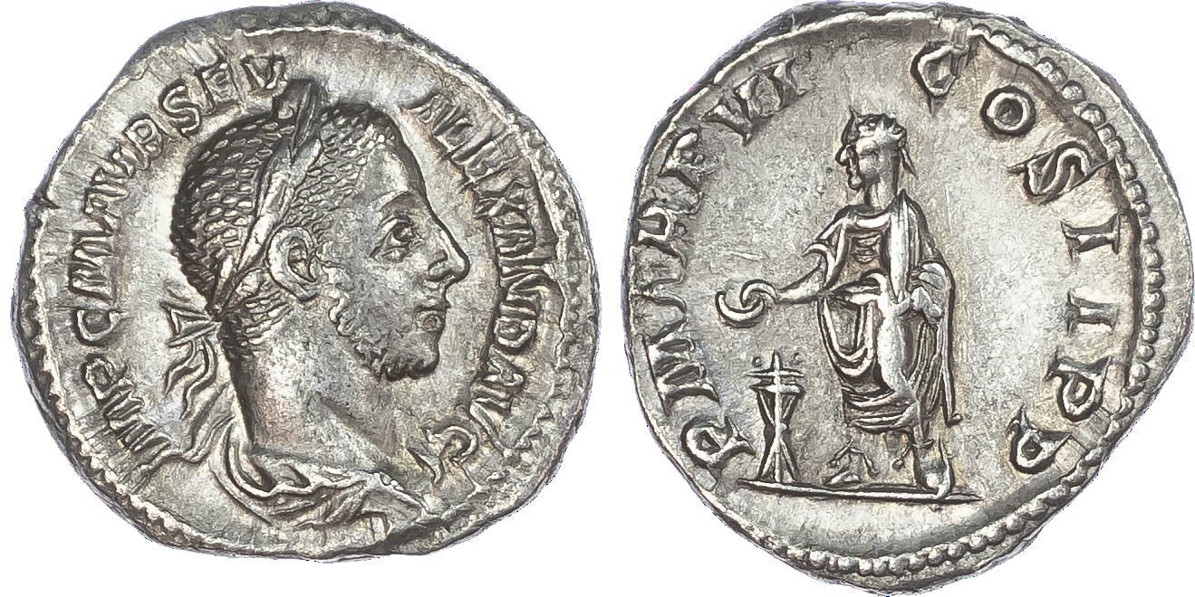 Severus Alexander, Silver Denarius